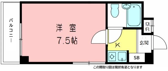 神戸市垂水区五色山の賃貸物件間取画像