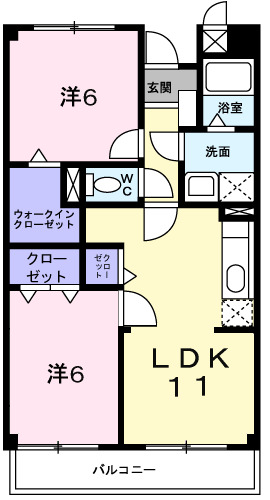 神戸市西区伊川谷町有瀬の賃貸物件間取画像