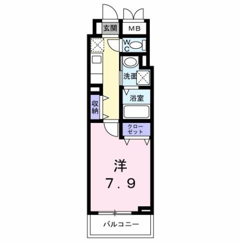 神戸市垂水区山手の賃貸物件間取画像