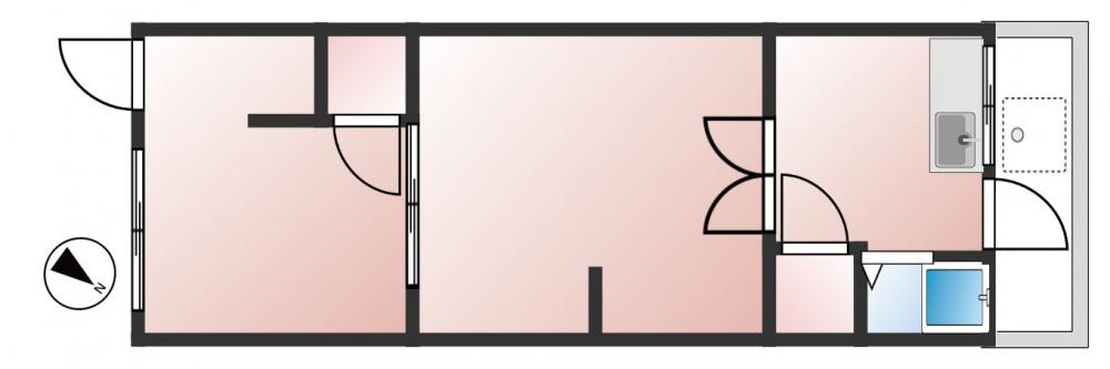 神戸市西区枝吉の賃貸物件間取画像