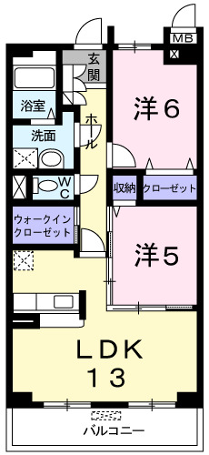 神戸市西区伊川谷町有瀬の賃貸物件間取画像