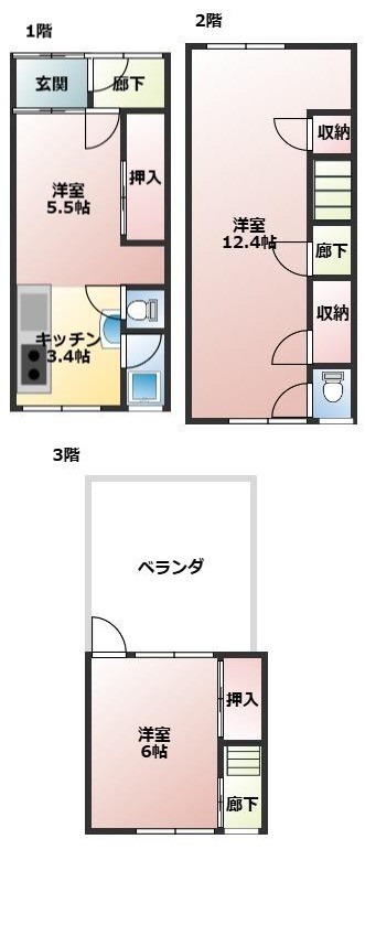 神戸市長田区真野町の賃貸物件外観写真