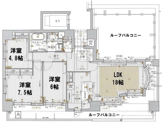 ワコーレ甲子園口フィールズ 602|西宮市甲子園口(JR東海道本線(近畿)甲子園口駅)のマンション間取 ワコーレ甲子園口フィールズ 602|西宮市甲子園口(JR東海道本線(近畿)甲子園口駅)のマンション間取