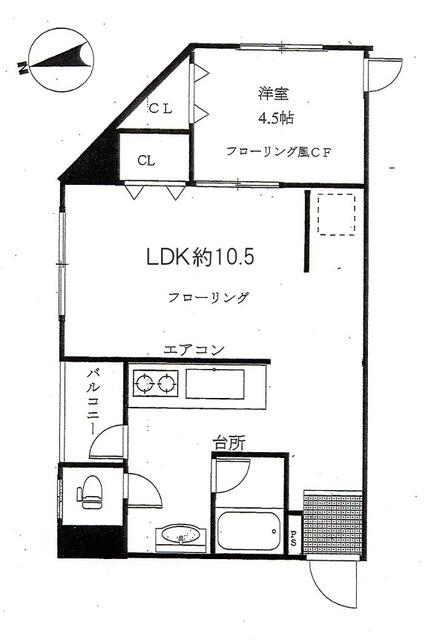 お福ビル 301|神戸市須磨区平田町(山陽電鉄線板宿駅)のマンション間取 お福ビル 301|神戸市須磨区平田町(山陽電鉄線板宿駅)のマンション間取
