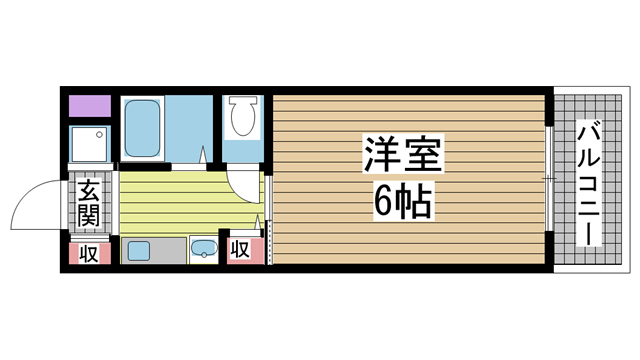 神戸市灘区原田通の賃貸物件間取画像
