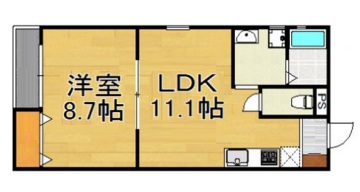 ヴィレッタ城之下 201|神戸市灘区城の下通(阪急神戸線王子公園駅)のアパート間取 ヴィレッタ城之下 201|神戸市灘区城の下通(阪急神戸線王子公園駅)のアパート間取