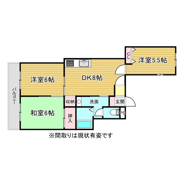 神戸市東灘区森北町の賃貸物件間取画像