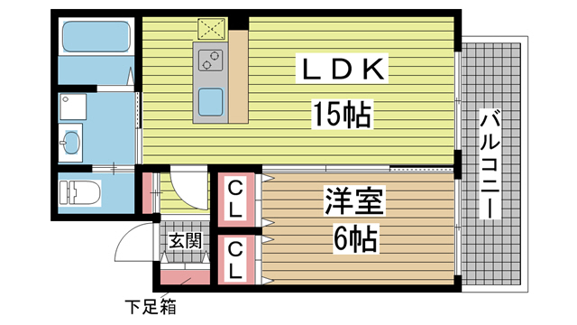 アルファレガロ神戸ウエスト 402|神戸市兵庫区塚本通(JR山陽本線兵庫駅)のマンション間取 アルファレガロ神戸ウエスト 402|神戸市兵庫区塚本通(JR山陽本線兵庫駅)のマンション間取