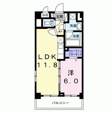レジス城ノ堀 205|尼崎市下坂部(JR東海道本線(近畿)尼崎駅)のマンション間取 レジス城ノ堀 205|尼崎市下坂部(JR東海道本線(近畿)尼崎駅)のマンション間取