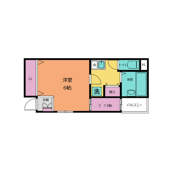 神戸市東灘区本山中町の賃貸物件間取画像