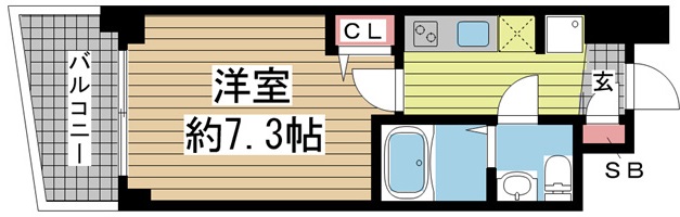 セレニテ神戸プリエ 904|神戸市兵庫区西出町(JR東海道本線(近畿)神戸駅)のマンション間取 セレニテ神戸プリエ 904|神戸市兵庫区西出町(JR東海道本線(近畿)神戸駅)のマンション間取