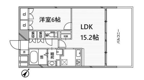 アルファレガロ神戸ウエスト 806|神戸市兵庫区塚本通(神戸高速線新開地駅)のマンション間取 アルファレガロ神戸ウエスト 806|神戸市兵庫区塚本通(神戸高速線新開地駅)のマンション間取