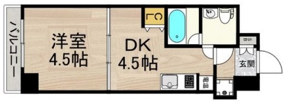 インプルーブ三宮イースト 407|神戸市中央区脇浜町(阪神本線春日野道駅)のマンション間取 インプルーブ三宮イースト 407|神戸市中央区脇浜町(阪神本線春日野道駅)のマンション間取
