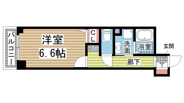 CITYSPIRE神戸元町Ⅱ 1103|神戸市中央区元町通(JR東海道本線(近畿)神戸駅)のマンション間取 CITYSPIRE神戸元町Ⅱ 1103|神戸市中央区元町通(JR東海道本線(近畿)神戸駅)のマンション間取