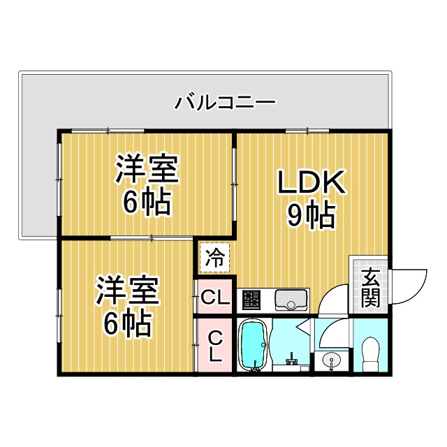 ダイバーシティ神戸長田C棟 301|神戸市長田区大谷町(山陽電鉄線西代駅)のマンション間取 ダイバーシティ神戸長田C棟 301|神戸市長田区大谷町(山陽電鉄線西代駅)のマンション間取