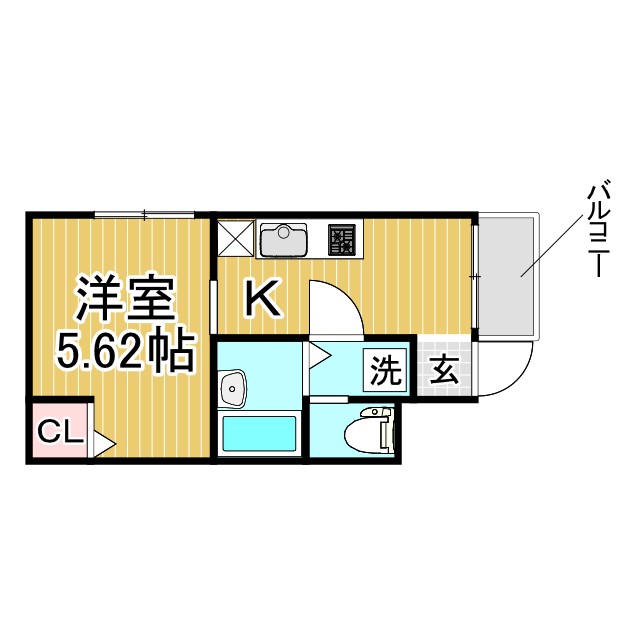 プレミアムグレイス新長田 102|神戸市長田区苅藻通(神戸市営地下鉄海岸線苅藻駅)のアパート間取 プレミアムグレイス新長田 102|神戸市長田区苅藻通(神戸市営地下鉄海岸線苅藻駅)のアパート間取