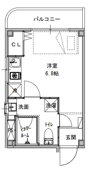 神戸市垂水区城が山の賃貸物件間取画像
