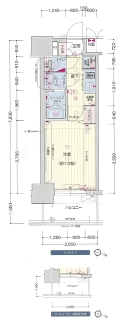 プレサンス三宮東フィール 1006|神戸市中央区筒井町(阪急神戸線春日野道駅)のマンション間取 プレサンス三宮東フィール 1006|神戸市中央区筒井町(阪急神戸線春日野道駅)のマンション間取