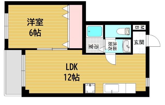 フォルトゥーナRitz舞子坂Ⅱ 203|神戸市垂水区舞子坂(JR山陽本線舞子駅)のマンション間取 フォルトゥーナRitz舞子坂Ⅱ 203|神戸市垂水区舞子坂(JR山陽本線舞子駅)のマンション間取