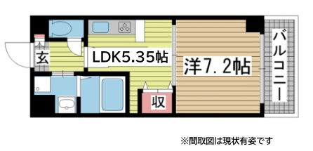MuMoMi上沢 405|神戸市兵庫区上沢通(神戸市営地下鉄線上沢駅)のマンション間取 MuMoMi上沢 405|神戸市兵庫区上沢通(神戸市営地下鉄線上沢駅)のマンション間取