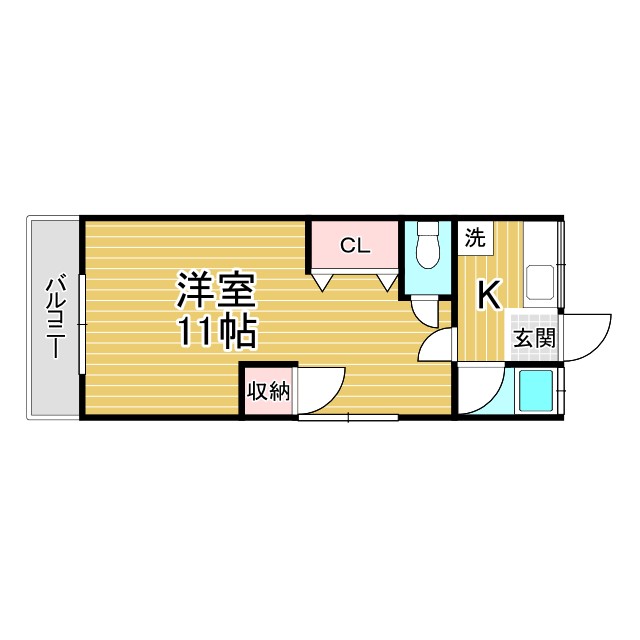 神戸市垂水区千代が丘の賃貸物件間取画像