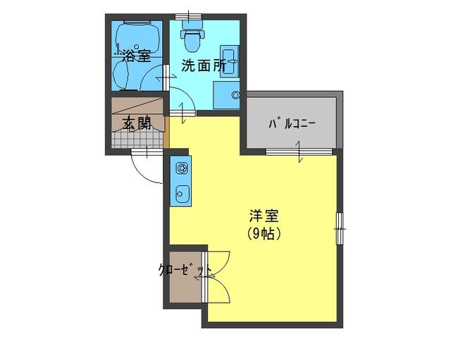 神戸市兵庫区吉田町の賃貸物件間取画像