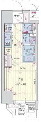 プレサンスみなと元町駅前 0204|神戸市中央区栄町通(神戸市営地下鉄海岸線みなと元町駅)のマンション間取 プレサンスみなと元町駅前 0204|神戸市中央区栄町通(神戸市営地下鉄海岸線みなと元町駅)のマンション間取
