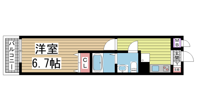 メゾン三宮若菜通 503|神戸市中央区若菜通(JR東海道本線(近畿)三ノ宮駅)のマンション間取 メゾン三宮若菜通 503|神戸市中央区若菜通(JR東海道本線(近畿)三ノ宮駅)のマンション間取