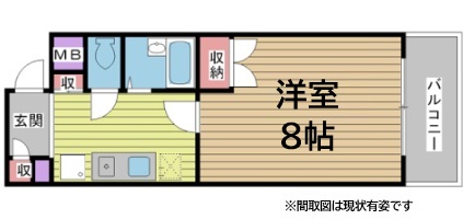 神戸市兵庫区西上橘通の賃貸物件間取画像