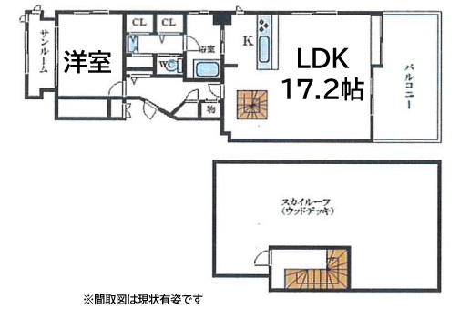 ワコーレ三宮ランドマークシティ 1102|神戸市中央区磯辺通(JR東海道本線(近畿)三ノ宮駅)のマンション間取 ワコーレ三宮ランドマークシティ 1102|神戸市中央区磯辺通(JR東海道本線(近畿)三ノ宮駅)のマンション間取