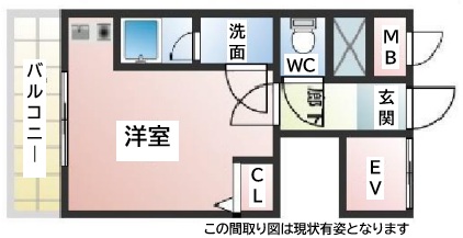 ARCO PLACE 503|神戸市中央区二宮町(JR東海道本線(近畿)三ノ宮駅)のマンション間取 ARCO PLACE 503|神戸市中央区二宮町(JR東海道本線(近畿)三ノ宮駅)のマンション間取