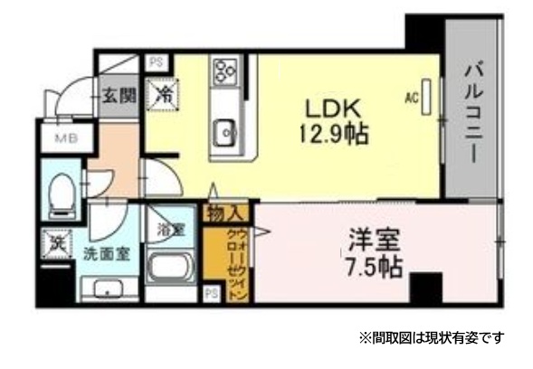 神戸海岸通 萬利Residence 101|神戸市中央区海岸通(JR東海道本線(近畿)元町駅)のマンション間取 神戸海岸通 萬利Residence 101|神戸市中央区海岸通(JR東海道本線(近畿)元町駅)のマンション間取