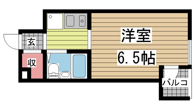 神戸市兵庫区西仲町の賃貸物件間取画像