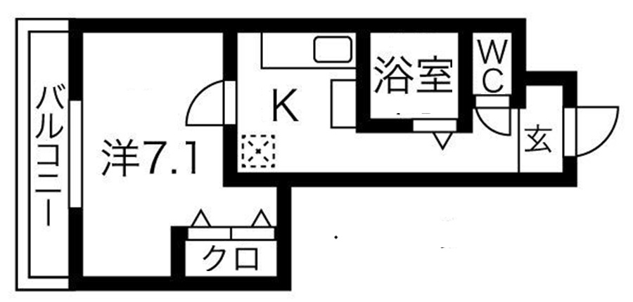 神戸市東灘区深江本町の賃貸物件間取画像