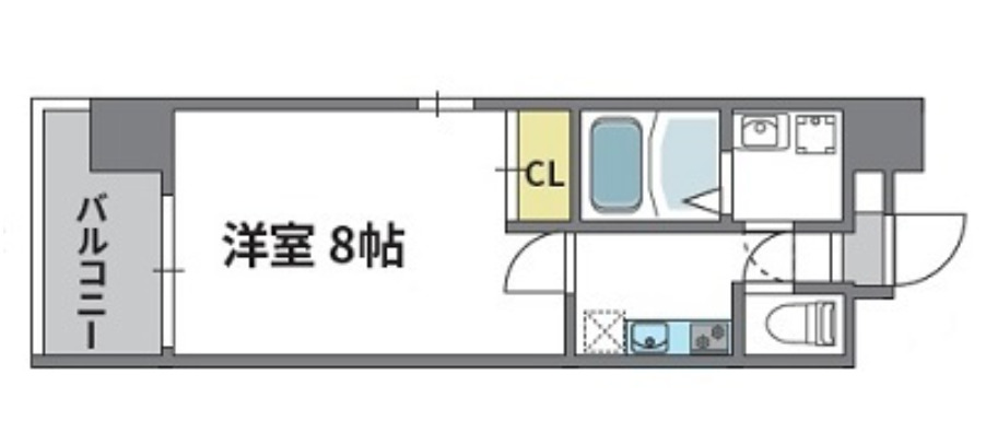 神戸市兵庫区大開通の賃貸物件間取画像