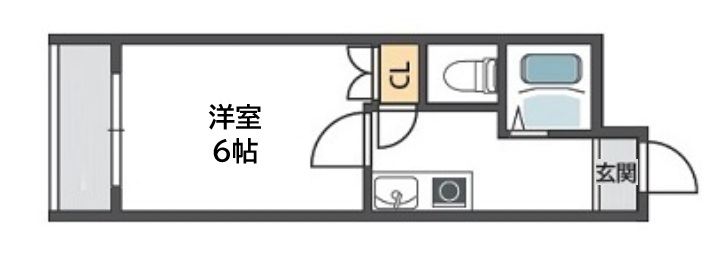 神戸市東灘区青木の賃貸物件間取画像