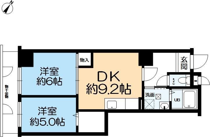 ヴィヴ・ラ・サンク 905|神戸市長田区五番町(神戸高速線高速長田駅)のマンション間取 ヴィヴ・ラ・サンク 905|神戸市長田区五番町(神戸高速線高速長田駅)のマンション間取