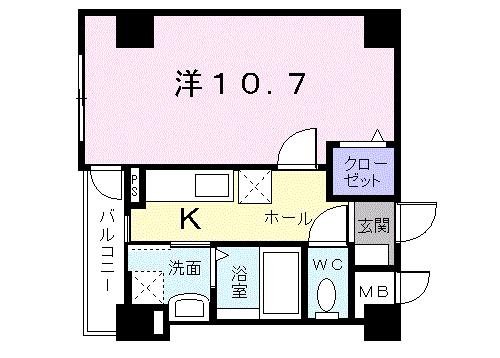 ジオ カミーノ 102|神戸市兵庫区松本通(神戸電鉄有馬線湊川駅)のマンション間取 ジオ カミーノ 102|神戸市兵庫区松本通(神戸電鉄有馬線湊川駅)のマンション間取