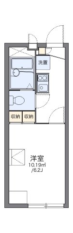 レオパレスルミエール 204|神戸市西区小山(JR山陽本線明石駅)のアパート間取 レオパレスルミエール 204|神戸市西区小山(JR山陽本線明石駅)のアパート間取