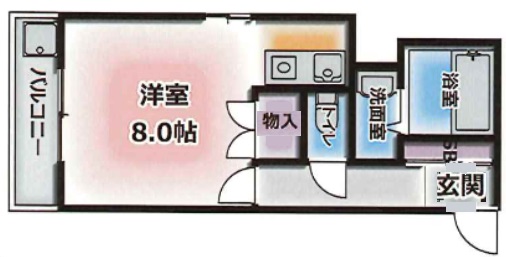 神戸市中央区元町通の賃貸物件間取画像