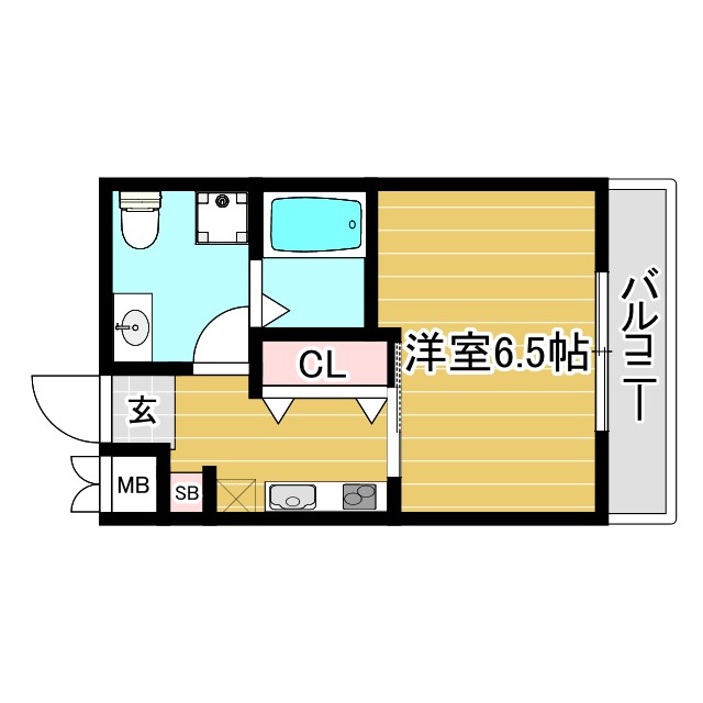 神戸市須磨区戸政町の賃貸物件間取画像