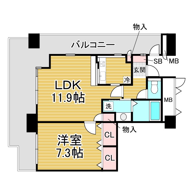 RICイーストコート3番街101号棟 1713|神戸市東灘区向洋町中(六甲アイランド線アイランド北口駅)のマンション間取 RICイーストコート3番街101号棟 1713|神戸市東灘区向洋町中(六甲アイランド線アイランド北口駅)のマンション間取