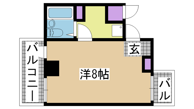 ライオンズマンション神戸西元町第2 201|神戸市中央区北長狭通(神戸高速線西元町駅)のマンション間取 ライオンズマンション神戸西元町第2 201|神戸市中央区北長狭通(神戸高速線西元町駅)のマンション間取