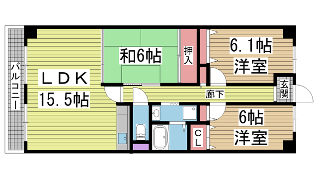 フォリア岡本 305|神戸市東灘区岡本(阪急神戸線岡本駅)のマンション間取 フォリア岡本 305|神戸市東灘区岡本(阪急神戸線岡本駅)のマンション間取