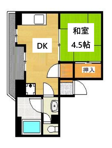 神戸市中央区山本通の賃貸物件間取画像