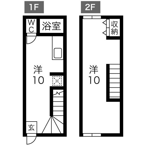 神戸市中央区八雲通の賃貸物件間取画像