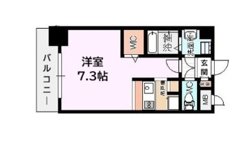 神戸市長田区松野通の賃貸物件間取画像