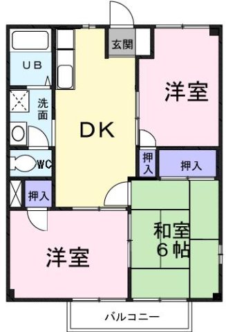 ハイツオリーブ 101|神戸市西区玉津町出合(JR山陽本線明石駅)のアパート間取 ハイツオリーブ 101|神戸市西区玉津町出合(JR山陽本線明石駅)のアパート間取