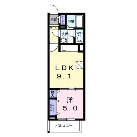 ヒカルサ尼崎栗山町 303|尼崎市栗山町(阪急神戸線塚口駅)のアパート間取 ヒカルサ尼崎栗山町 303|尼崎市栗山町(阪急神戸線塚口駅)のアパート間取