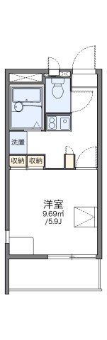 レオパレス西神 101|神戸市西区丸塚(神戸市営地下鉄線西神中央駅)のマンション間取 レオパレス西神 101|神戸市西区丸塚(神戸市営地下鉄線西神中央駅)のマンション間取